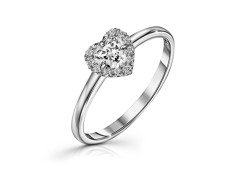 Серебряное кольцо с фианитом