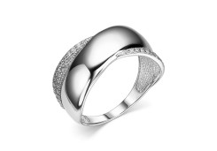 Серебряное кольцо с фианитом
