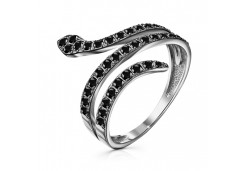 Серебряное кольцо с фианитом