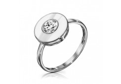 Серебряное кольцо с эмалью