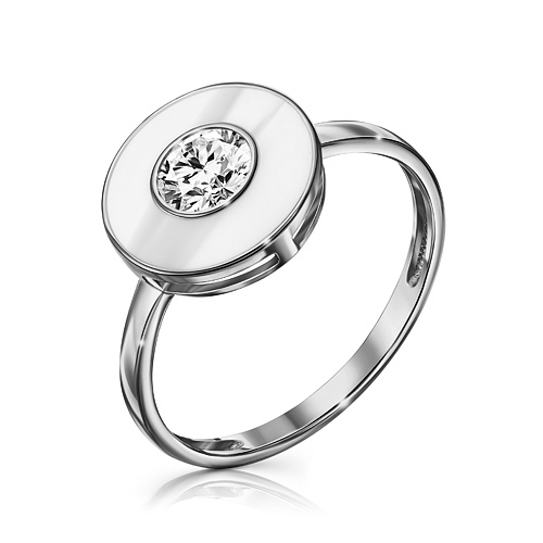 Серебряное кольцо с эмалью