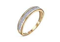 Серебряное кольцо с фианитом