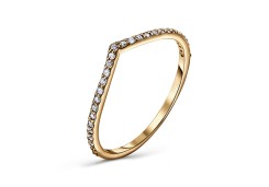 Серебряное кольцо с фианитом