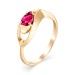 Золотое кольцо с рубином