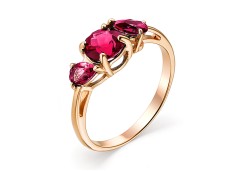 Золотое кольцо с рубином