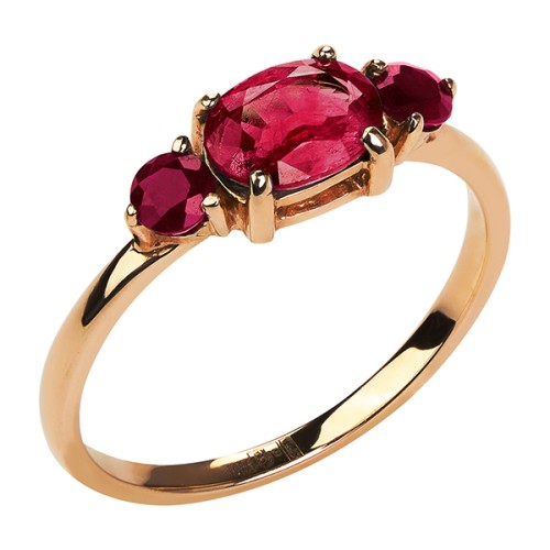 Золотое кольцо с рубином