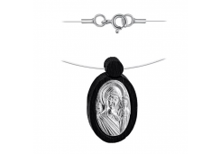 Подвеска на леске из серебра с деревом