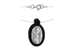 Подвеска на леске из серебра с деревом