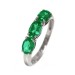 Серебряное кольцо с изумрудом
