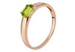 Золотое кольцо с хризолитом