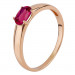 Золотое кольцо с рубином