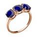 Золотое кольцо с сапфиром