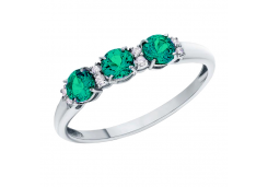 Серебряное кольцо с турмалином