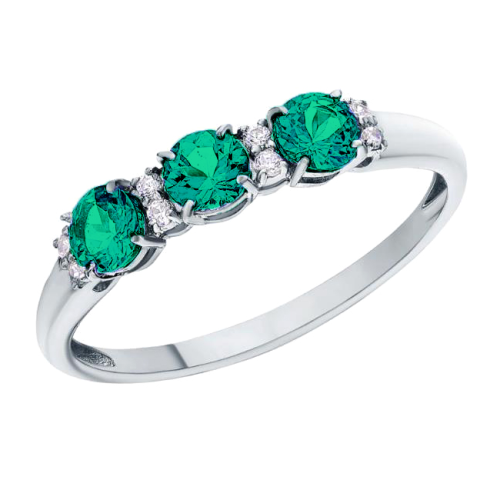 Серебряное кольцо с турмалином