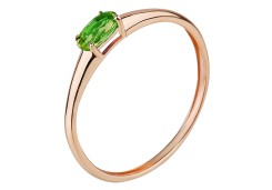 Золотое кольцо с хризолитом