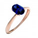Золотое кольцо с сапфиром