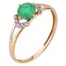Золотое кольцо с изумрудом