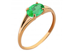 Золотое кольцо с изумрудом