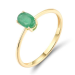 Золотое кольцо с изумрудом