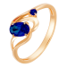 Золотое кольцо с сапфиром