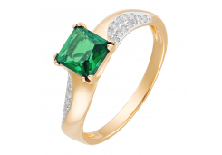 Золотое кольцо с турмалином