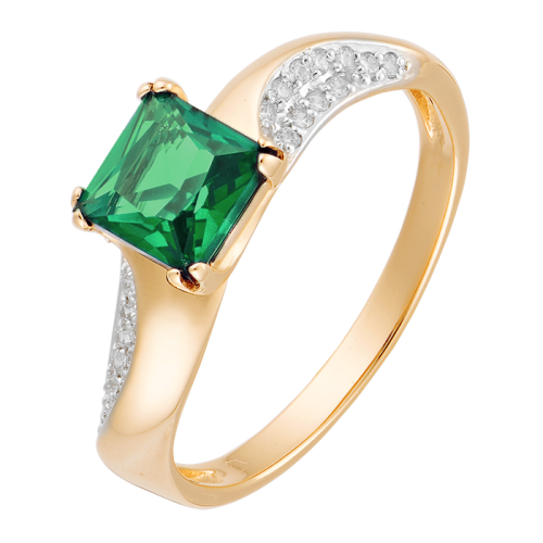 Золотое кольцо с турмалином