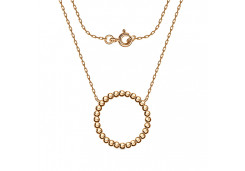 Серебряное колье с позолотой