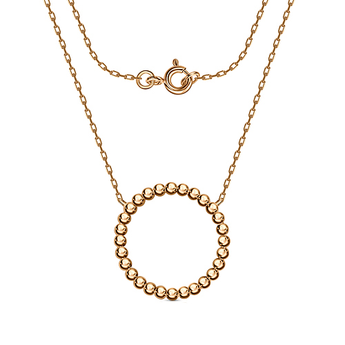 Серебряное колье с позолотой