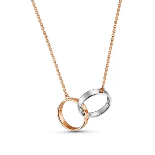 Серебряное колье с позолотой