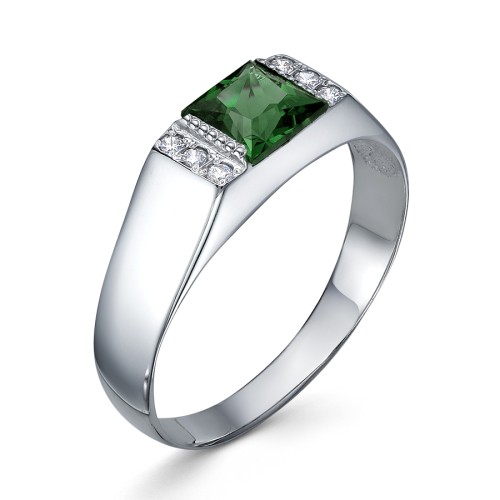 Печатка из серебра с ситаллом