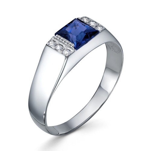 Печатка из серебра с ситаллом