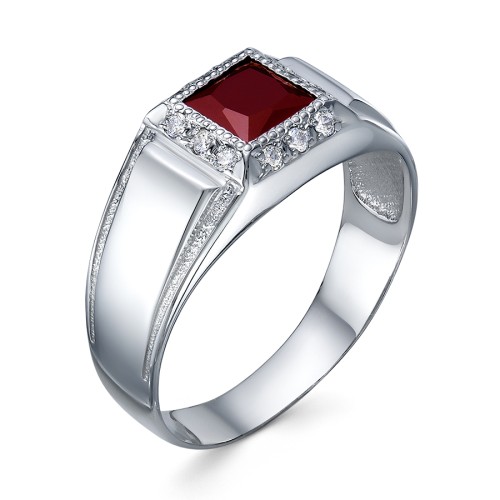 Печатка из серебра с ситаллом