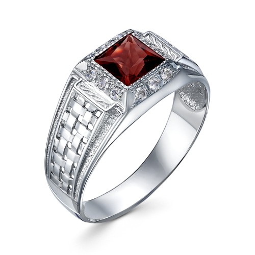 Печатка из серебра с ситаллом