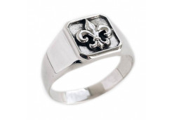 Печатка из серебра с чернением