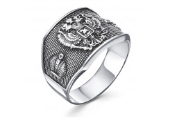 Печатка из серебра с чернением