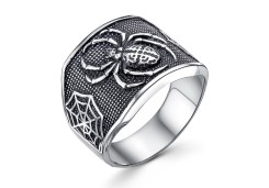 Печатка из серебра с чернением