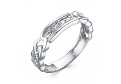 Серебряное кольцо с фианитом