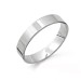 Серебряное обручальное кольцо 