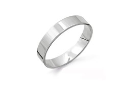 Серебряное обручальное кольцо 