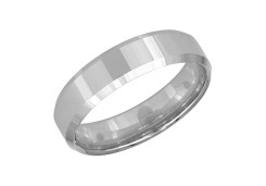 Серебряное обручальное кольцо 