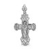 Крест из серебра с фианитом