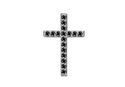 Серебряная подвеска с фианитом