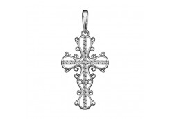 Серебряная подвеска с фианитом