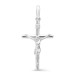 Крест из серебра с фианитом