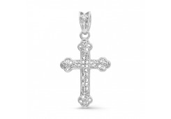 Серебряная подвеска с фианитом