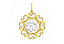 Подвеска из желтого золота 