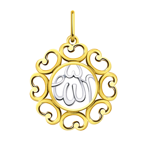Подвеска из желтого золота 