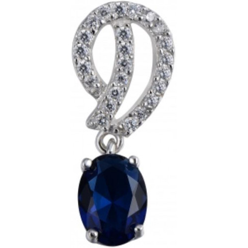 Серебряная подвеска с фианитом