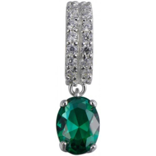 Серебряная подвеска с кварцем