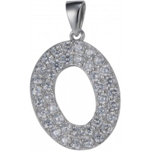 Серебряная подвеска с фианитом